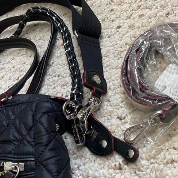 MZ Wallace Crosby Tote handbag bag - Black rare sold out - Picture 8 of 16